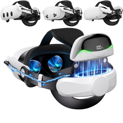 10000mah battery head - head, strap