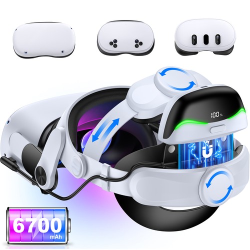 Battery head strap 6700mah vr - battery,