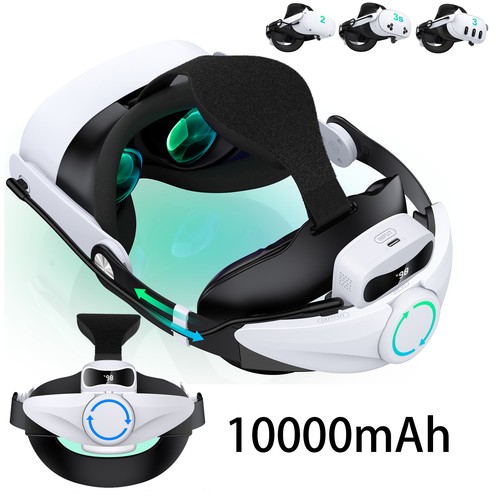 10000mah battery head strap - battery, vr