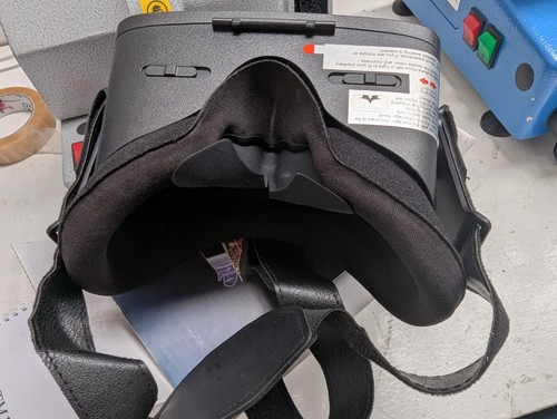 Black smartphone headset - smartphone, vr